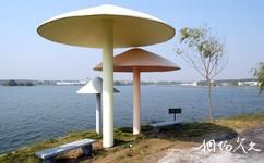 江蘇永豐林農業生態園旅遊攻略之臨湖蘑菇亭