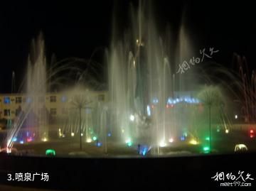 丹东大鹿岛-喷泉广场照片