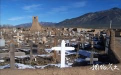 美国陶斯印第安村旅游攻略之墓地