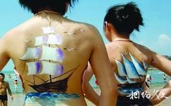 青島第一海水浴場旅遊攻略之彩繪