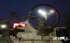 西安大唐不夜城旅游攻略之杰出诗人雕塑