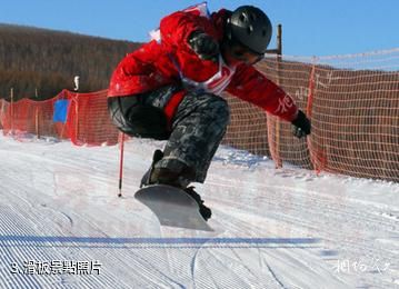 牙克石鳳凰山滑雪場-滑板照片