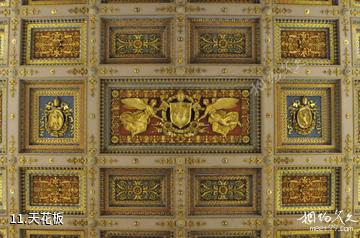 罗马圣保罗教堂-天花板照片