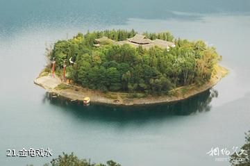 雷波马湖风景名胜区-金龟戏水照片