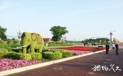松原乾安公園旅遊攻略之動植物雕塑