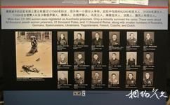上海猶太難民紀念館旅遊攻略之奧斯威辛集中營展版