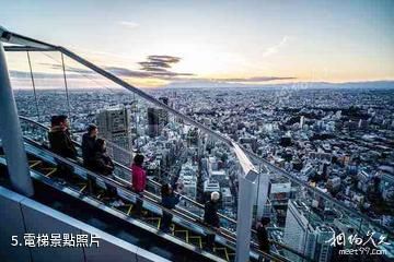 澀谷ShibuyaSky展望台-電梯照片