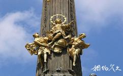 捷克奥洛穆茨圣三柱旅游攻略之天使雕塑