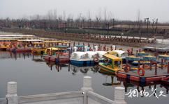 西安漢城湖旅遊攻略之小腳踏遊船