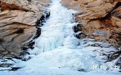 錦州大石湖旅遊攻略之冰瀑