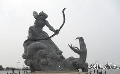 岳阳巴陵广场旅游攻略之后羿射巴蛇