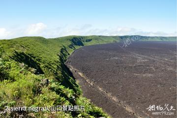 厄瓜多加拉帕戈斯群島-sierra negra火山口照片