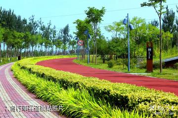 西咸灃東灃河生態景區-自行車賽道照片