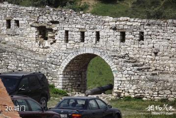 阿尔巴尼亚培拉特古城-城门照片