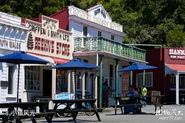 新西兰格雷茅斯市-小镇风光照片