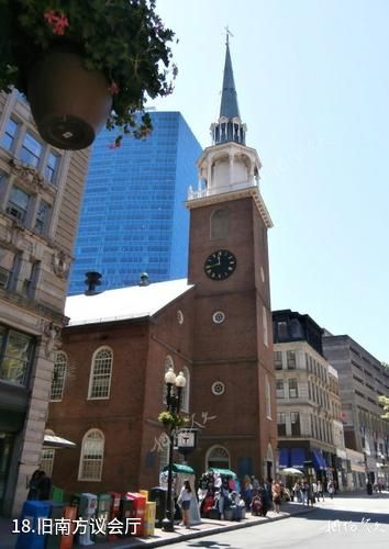美国波士顿自由之路-旧南方议会厅照片