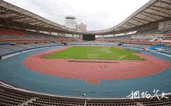 上海八万人体育场旅游攻略之塑胶田径比赛场地