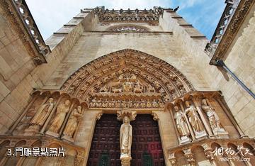 西班牙布爾戈斯大教堂-門雕照片