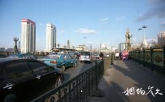 哈尔滨霁虹桥旅游攻略之车行道、人行道