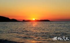 威海林海灣國際海水浴場旅遊攻略之夕陽