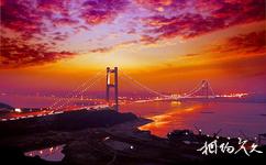 江蘇江陰長江公路大橋旅遊攻略之夜景