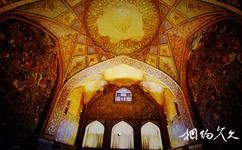 伊朗伊斯法罕市旅遊攻略之大殿壁畫