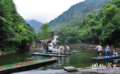 賀州十八水原生態園旅遊攻略之竹筏