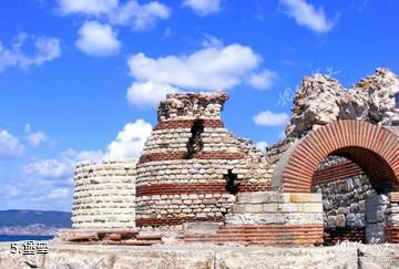 保加利亚内塞巴尔古城-堡垒照片