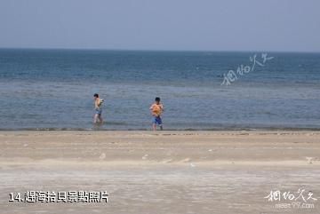 煙台崆峒島-趕海拾貝照片