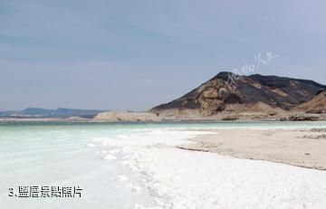吉布地阿薩爾湖-鹽層照片