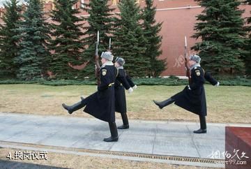 莫斯科无名烈士墓-换岗仪式照片