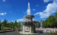 聖彼得堡夏宮旅遊攻略之羅馬噴泉