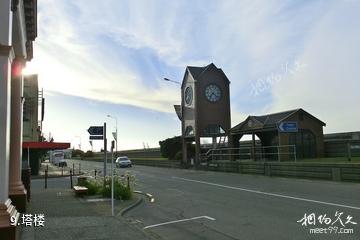 新西兰格雷茅斯市-塔楼照片