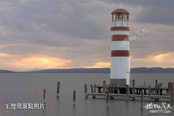 奧地利新錫德爾湖（費爾特湖）-燈塔照片