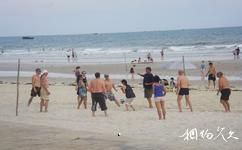 青岛第一海水浴场旅游攻略之沙滩排球