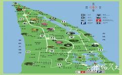 扬州茱萸湾公园旅游攻略之导览图