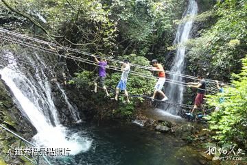 清遠古龍峽原生態旅遊區-鐵索橋照片