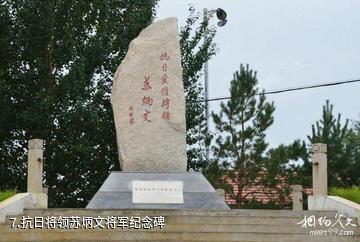 泰来江桥抗战纪念地-抗日将领苏炳文将军纪念碑照片