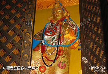 拉薩熱堆寺卓瑪拉康-觀音菩薩像照片