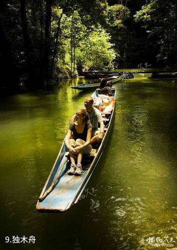 马来西亚姆禄国家公园-独木舟照片