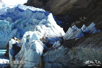 西藏曲登尼瑪風景區-冰川照片