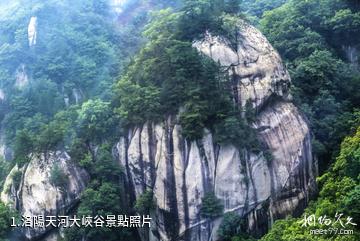 洛陽天河大峽谷照片