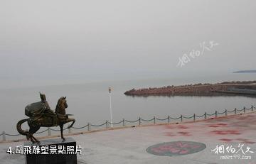 舒蘭亮甲山旅遊風景區-岳飛雕塑照片