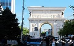 馬其頓斯科普里市旅遊攻略之凱旋門