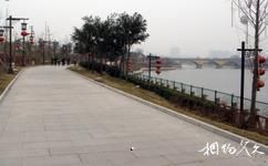 西安汉城湖旅游攻略之沿湖石板路