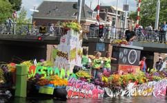 荷兰代尔夫特市旅游攻略之特色花船