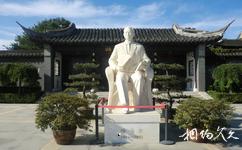 泰州梅蘭芳紀念館旅遊攻略之梅蘭芳大型半身漢白玉雕像