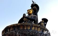尼泊尔加德满都旅游攻略之普拉塔布·马拉国王雕像柱