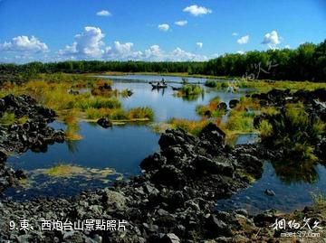 黑河山口湖風景區-東、西炮台山照片