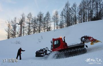 内蒙古阿尔山滑雪场-压雪车照片